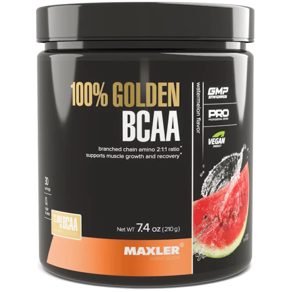 Golden BCAA, 210 г арбуз, Maxler